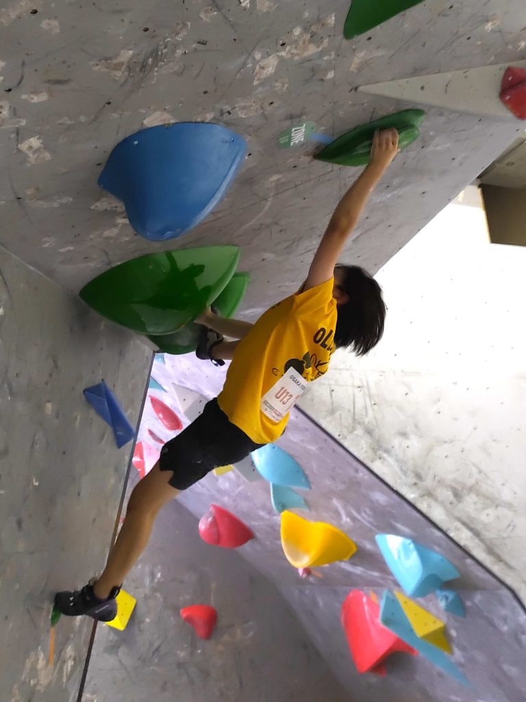 ①1日目U13競技中